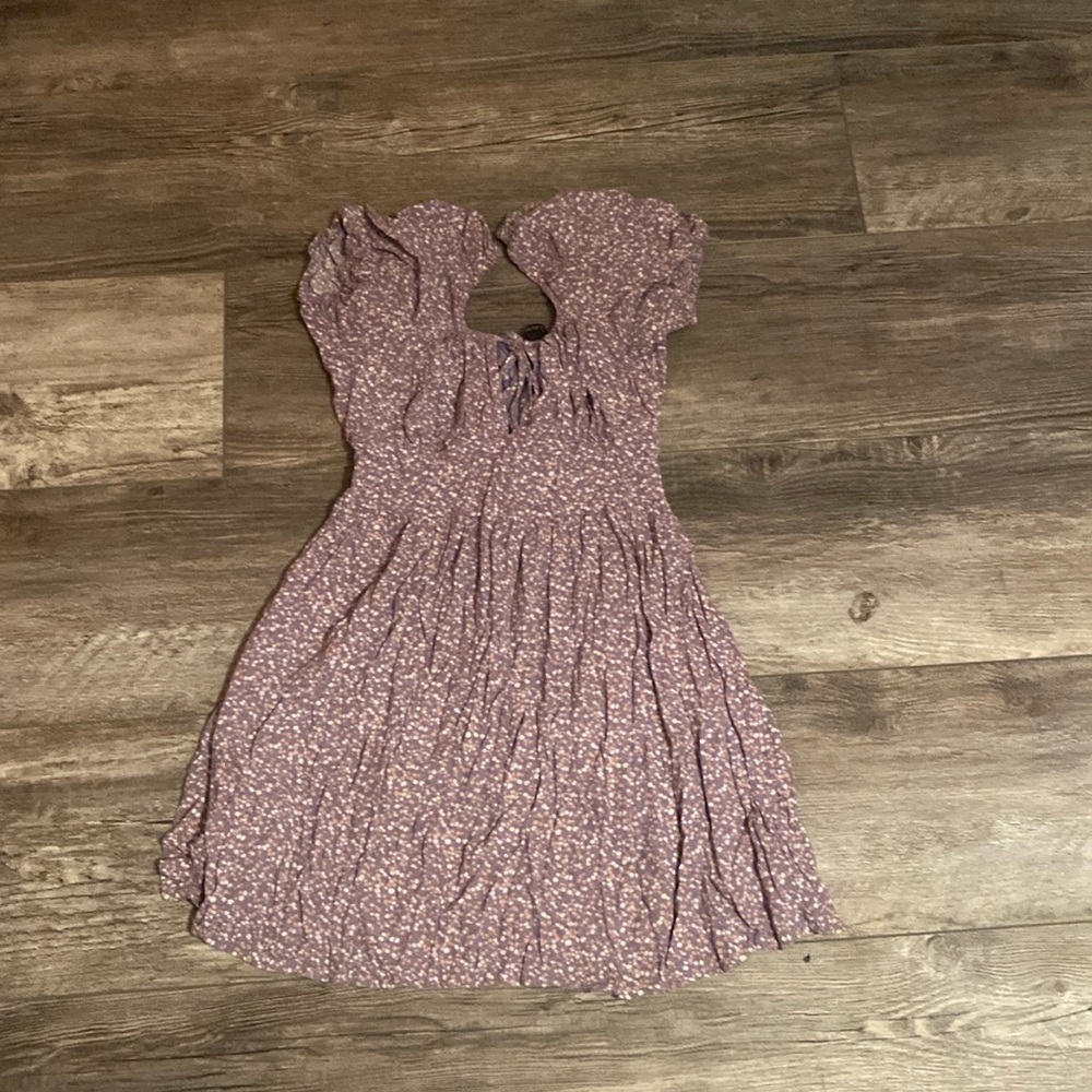 Forever 21 dress pink, purple, white.